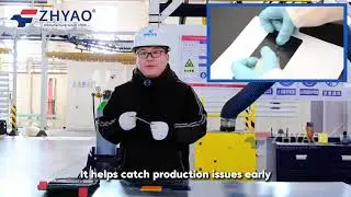 Powder Coating Quality Inspection - Cross-cut Test #metalcoating  #zhyao