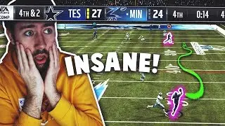 BAKER MAYFIELD *INSANE* 50 YARD BOMB TO SAVE THE GAME! Madden 19 Gameplay
