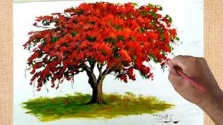 COMO PINTAR  UM FLAMBOYANT PASSO A PASSO