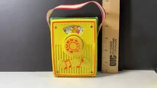 Vintage Fisher Price Toy 1972 Raindrops Falling on My Head Radio Toy FPT18-10 - SOLD
