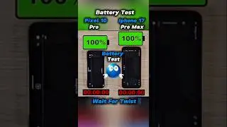 Pixel 10 Pro vs iPhone 17 Pro Max &ndash; Battery King Tested! 🔋⚔️#shorts