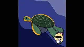 Pixel turtle speed draw