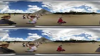 Chichen Itza Pyramid - 4k 3d 360&deg; Video shot with Vuze VR+ camera
