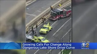 Calls Grow For Change Along Dangerous Oak Street S-Curve On Lake Shore Drive