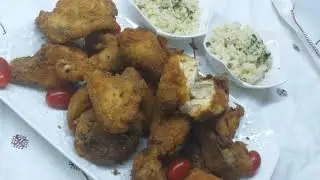 دجاج بلأعشاب مسلوق ومقلي مع أروز من أروع ما تذوقتم لا يفوتكم🔥