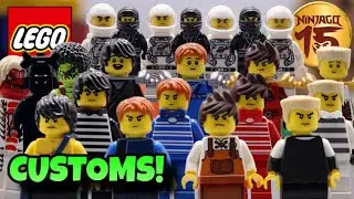 LEGO Ninjago 15th Anniversary - Custom OG Minifigures!