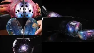 Slicing Earth, Jupiter & Galactic Fruit in Crystal Silence 🌍🍇✨-1 Hour Sleep ASMR
