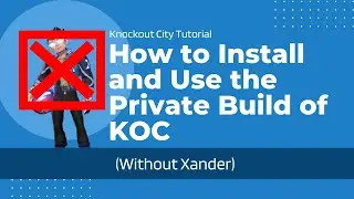 Как установить и настроить сборку частного сервера Knockout City (без Xander)