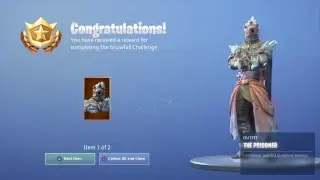 #Fortnite  #Snowfall #Skin #Gekregen