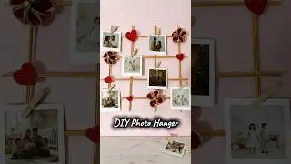 Cutest DIY Photo Hanger You Can Easily Make at Home #shorts #diy #crafts