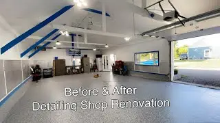 CRAZY TRANSFORMATION! Before & After Champions Auto Detailing Shop Renovations!