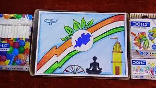 Sustha Odisha Samrudha Odisha Drawing | Odisha Day Drawing For Kids | Suravi competition