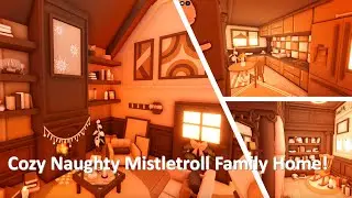 Cozy Naughty Mistletroll Commissioned Family Home (Adopt Me!) ROBLOX #fyp #fy