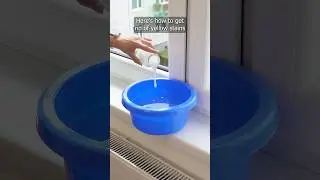 Just over 60 SECONDS to clean WINDOW FRAMES. Keep it simple
