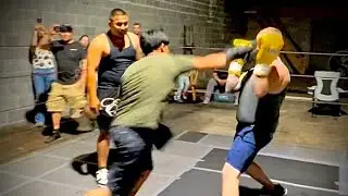 Lil Moco vs Mighty Might The Drone Zone FIGHT CLUB  R U Tough Enough #boxing  #sparingpsht  