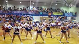 Newton County High School 2019 Cheerleaders Fight Song at Pep Rally