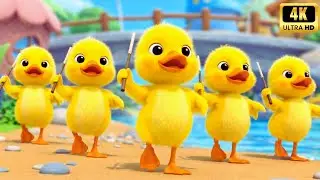 Chú Vịt Con, Vịt Con Lông Vàng Tung Tăng - Nhạc Thiếu Nhi Vui Nhộn - Thỏ Con Tắm Nắng