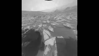 NASA&rsquo;s Curiosity Rover 12-hour View of Mars (Rear Hazcam)