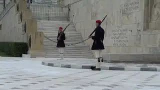 Evzones Greek Presidential Guard  &Tau;omb of Unknown Soldier  Monument in Athens  20 - 12  - 2025