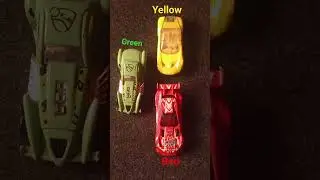 Three Different Die Cast Cars