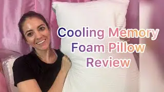 In Hand Review of Cooling Shredded Memory Foam Pillow