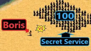 Сможет ли Борис победить 100 сотрудников Секретной службы? &mdash; Красная тревога 2