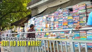 India's Second Largest Hyderabad Koti Old Books Market