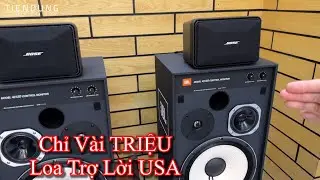 TEST THEO Y&Ecirc;U CẦU - Loa trợ lời Bose 101 h&agrave;ng b&atilde;i Mỹ gh&eacute;p với d&agrave;n nghe nhạc