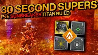 Destiny 2: 30 SECOND SUPERS! - Sunbreaker Titan Build - Fast Supers & Grenade Spam (Splicer)