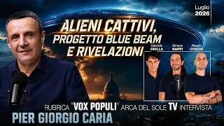 EVIL ALIENS, PROJECT BLUE BEAM AND DISCLOSURES | Arca del Sole TV interviews Pier Giorgio Caria