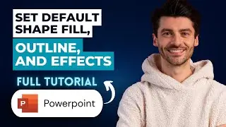 Как установить заливку, контур и эффекты фигур по умолчанию в PowerPoint [Полное руководство 2026...