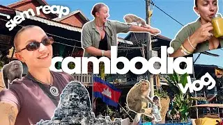 5 days in Siem Reap, CAMBODIA. ANGKOR WAT, floating village, monkeys, life saving rats?! travel vlog