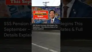 😱😱😱 SSS PENSION INCREASE 2025 BEGINS THIS SEPTEMBER -NEW MONTHLY RATES #viralshorts #trendingshorts