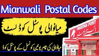 Postal codes of district mianwali