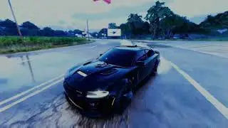 Driving in the srt hellcat redeye widebody charger in the crew motorfest and listening to juice wrld