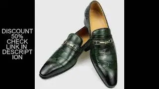 Successful Mens Loafers Business Dress Shoes Wedding Banquet Suit Italy Designer Leather Shoes Genui