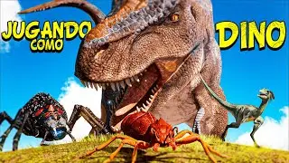 SOMOS lo que MATAMOS! - ARK | Jugando como Dino - Play As Dino