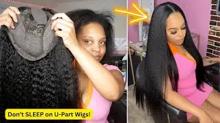U-Part Wigs NEVER go out of style?!👀 Minimal Leave-Out Install ft. Kiss love