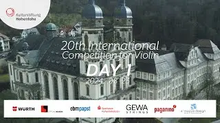 20th International Violin Competition 2024  - DAY 1 - Friday
