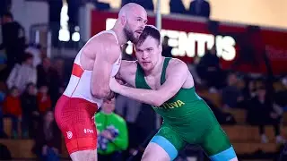Mateusz Bernatek (POL) vs Paulius Galkinas (LTU) 77kg final! Greco-roman men wrestling tournament.