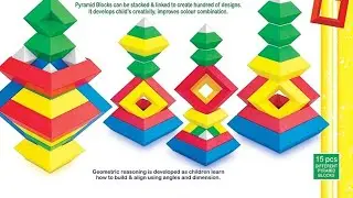 Pyramid Blocks Puzzle Game for Kids || 2021 Indoor Games || Siritoycollections || #indoorgames