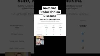 Save Money On ProductPinion Yearly Plan! Save Up To 12% with Annual Investment - A/B Test Software
