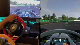 F1 2021 with the Thrustmaster Ferrari 458 Spider Racing Wheel!