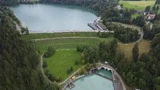 Drone vlucht stuwdam Roßhaupten Duitsland 25-09-22