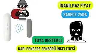 Tuya Destekli Slink Akıllı Kapı Pencere Sens&ouml;r&uuml; İncelemesi