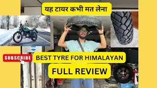 BEST REAR TYRE FOR HIMALAYAN 2023|MRF M METEOR FULL REVIEW| @csonwheelzz #tyre #bike