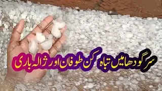 Destructive Hailstorm Hit Sargodha Punjab | Pakistan Weather Forecast | Yt Bro Zafar