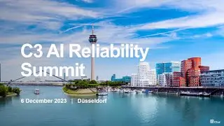 Generative AI in Energy, Utilities, and more | C3 AI Reliability Summit 2023