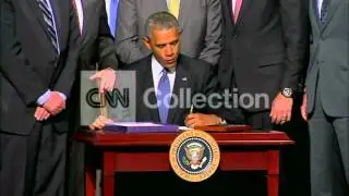 OBAMA SIGNS VETERANS BILL