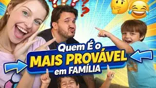 PERGUNTAS E RESPOSTAS EM FAMÍLIA 😂👨‍👩‍👧‍👦 | Parte 1